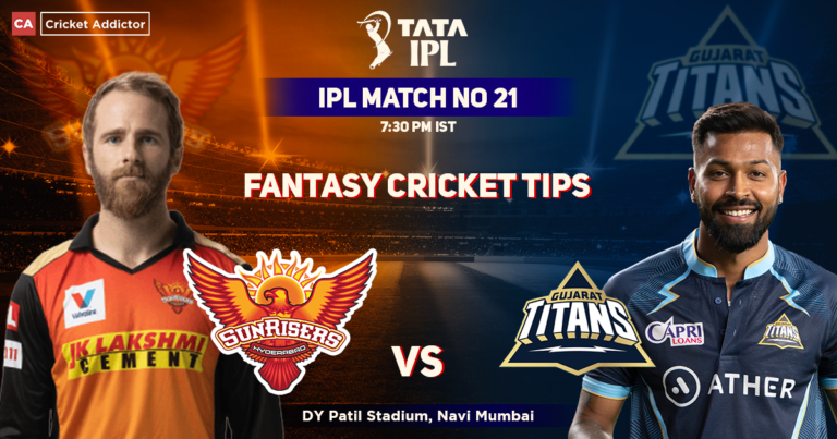 SRH vs GT Dream11 Prediction, Delusion Cricket Guidelines, Dream11 Group, Enjoying XI, Pitch Document, Harm Replace- Tata IPL 2022