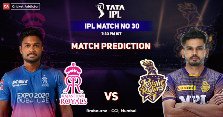 RR vs KKR Fit Prediction- Who Will Win Lately’s IPL Fit Between Rajasthan Royals And Kolkata Knight Riders? IPL 2022, Fit 30, RR vs KKR