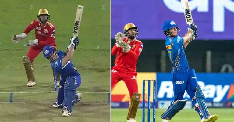 IPL 2022 [WATCH]: Dewald Brevis smacks Rahul Chahar for 4 consecutive sixes in MI vs PBKS conflict