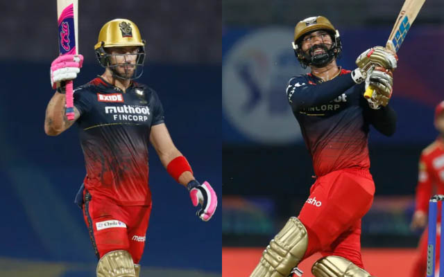 ‘Faf does it higher’- Dinesh Karthik and Du Plessis have interaction in a social media banter forward of SRH conflict