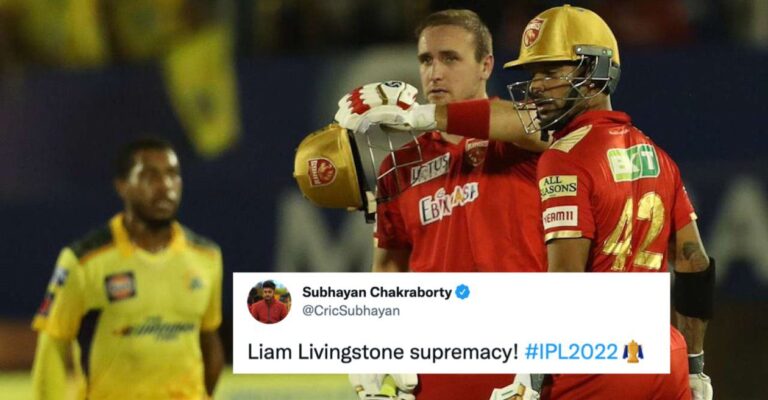 Twitter erupts as Punjab Kings’ Liam Livingstone fingers Chennai Tremendous Kings their 3rd defeat at IPL 2022