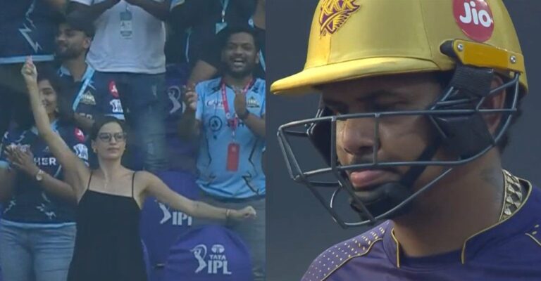 IPL 2022 [WATCH]: Hardik Pandya’s spouse Natasa Stankovic dances after Sunil Narine’s dismissal; video is going viral