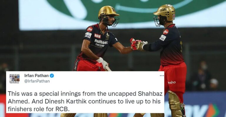 Twitter reactions: Dinesh Karthik, Shahbaz Ahmed pull off an exhilarating win for RCB over RR at IPL 2022