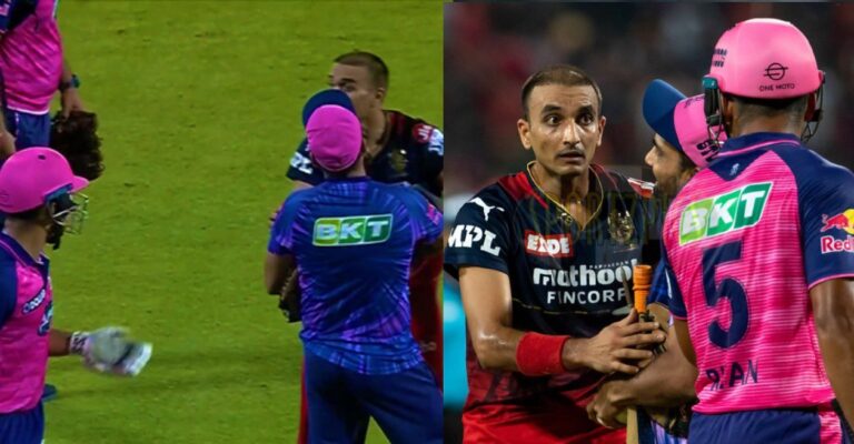 IPL 2022 [WATCH]: Riyan Parag, Harshal Patel interact in a confrontation all over RCB vs RR conflict