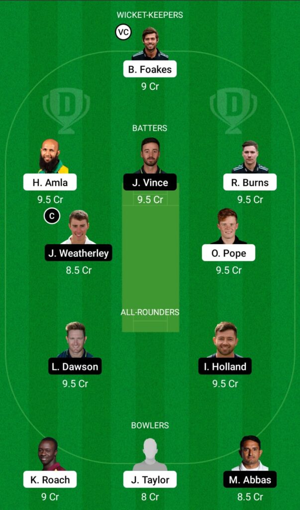 SUR vs HAM Dream11 Prediction, Delusion Cricket Guidelines, Dream11 Staff, Enjoying XI, Pitch Record and Damage Replace