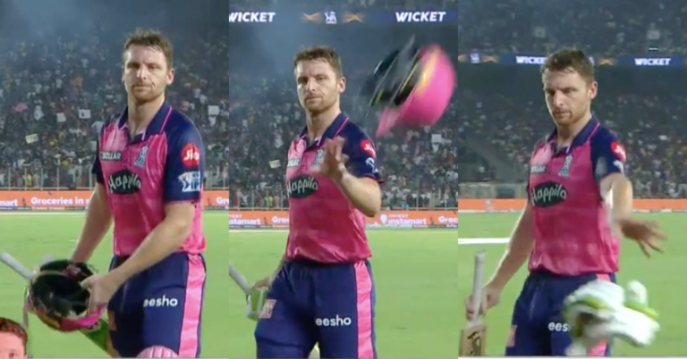 Watch – Jos Buttler Throws His Helmet & Gloves Close to The Rajasthan Dugout After Being Disregarded