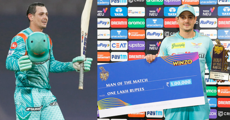 Felt In point of fact Just right To Come Out And Do Neatly – Quinton de Kock After Successful MoTM For His 140* vs KKR