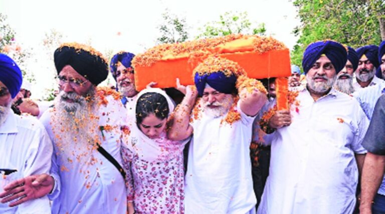 A different farewell for SAD veteran Tota Singh, from his granddaughters