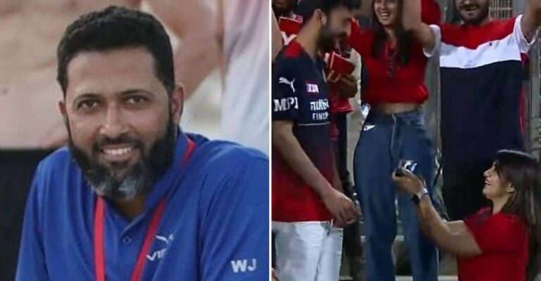 IPL 2022: Wasim Jaffer’s humorous reaction wins web after a lady proposes her boyfriend all the way through RCB-CSK conflict