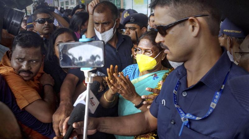 Droupadi Murmu in Delhi forward of submitting nomination papers