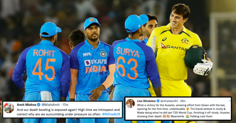 Twitter Reacts As Australia Pull Off Magnificent Run-chase To Win T20I Sequence Opener vs India In Mohali