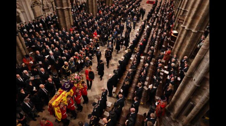 Britain and the arena say farewell to Queen Elizabeth II