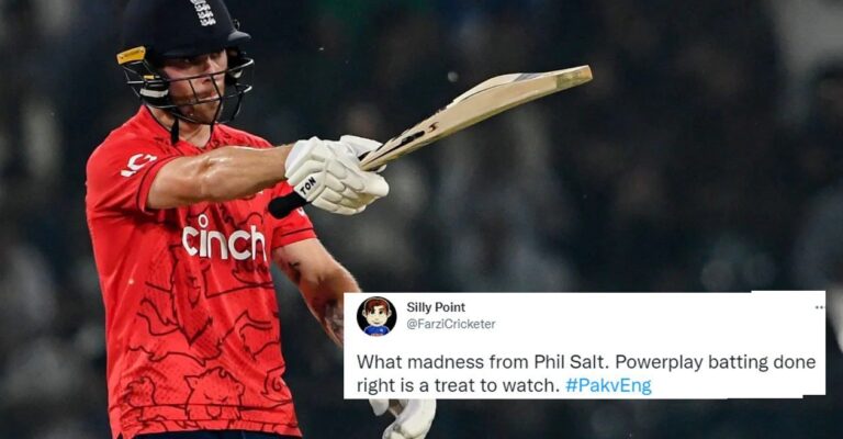 Twitter reactions: Phil Salt’s blitz is helping England beat Pakistan in sixth T20I