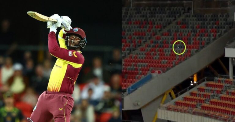 AUS vs WI: WATCH – Kyle Mayers defies physics with an out of this world 105m six in Queensland T20I