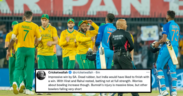 Twitter Reacts As South Africa Overwhelm India By means of 49 Runs In third T20I In Indore To Steer clear of Blank Sweep