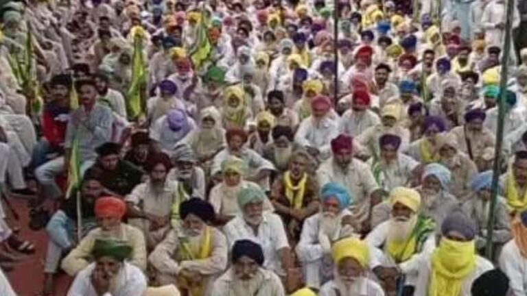 Farmers’ Protest Close to Punjab CM Mann’s Place of dwelling in Sangrur Over Repayment for Crop Harm Enters twelfth Day