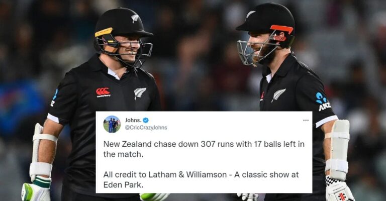 Twitter reactions: Tom Latham, Kane Williamson lead New Zealand to a comfy win over India in 1st ODI