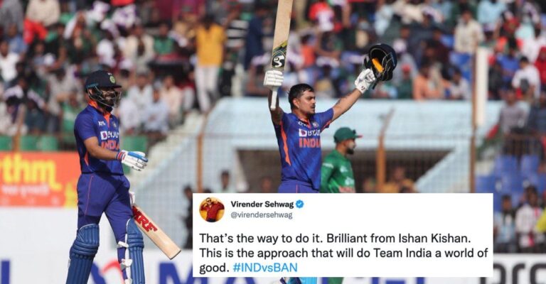 BAN vs IND: Twitter erupts as Ishan Kishan smashes quickest double century in ODI cricket