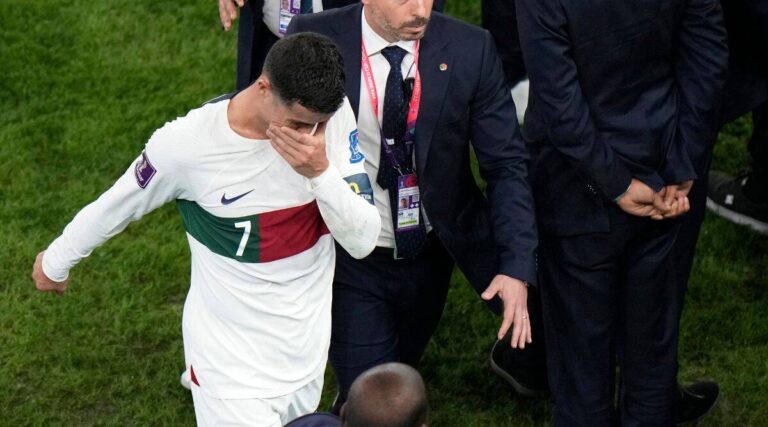 Cristiano Ronaldo exits the Global Cup, with one burst of velocity ahead of bursting into tears  