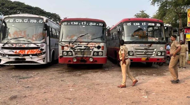 Border row: Karnataka buses defaced in Pune, 7 Shiv Sena (UBT) staff detained