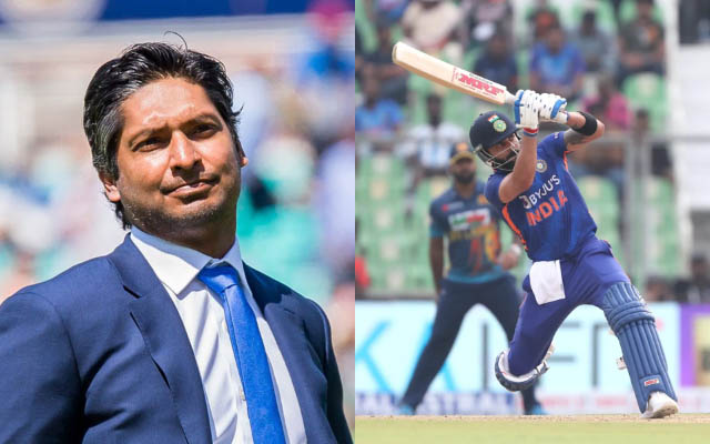 Sangakkara reacts hilariously as TV display shows top-5 ODI centurions after Kohli’s ancient forty sixth ton