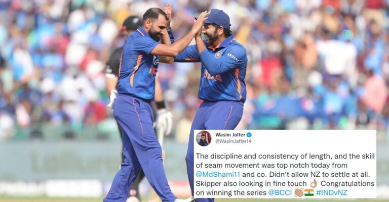 Twitter reactions: Mohammed Shami, Rohit Sharma sizzle in India’s series-levelling win over New Zealand