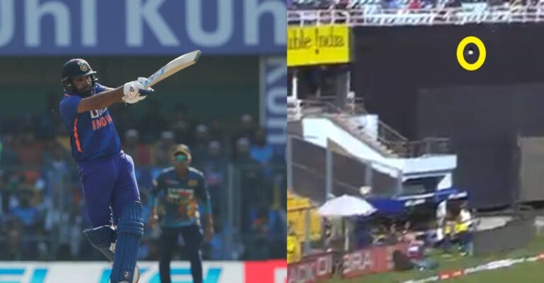 IND vs SL, WATCH: Rohit Sharma smacks Kasun Rajitha for a big six in Guwahati ODI