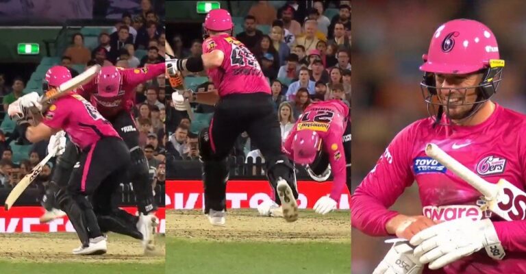 BBL|12, WATCH: Steve Smith hits Moises Henriques at the comfortable house in Syndey Sixers vs Sydney Thunder conflict